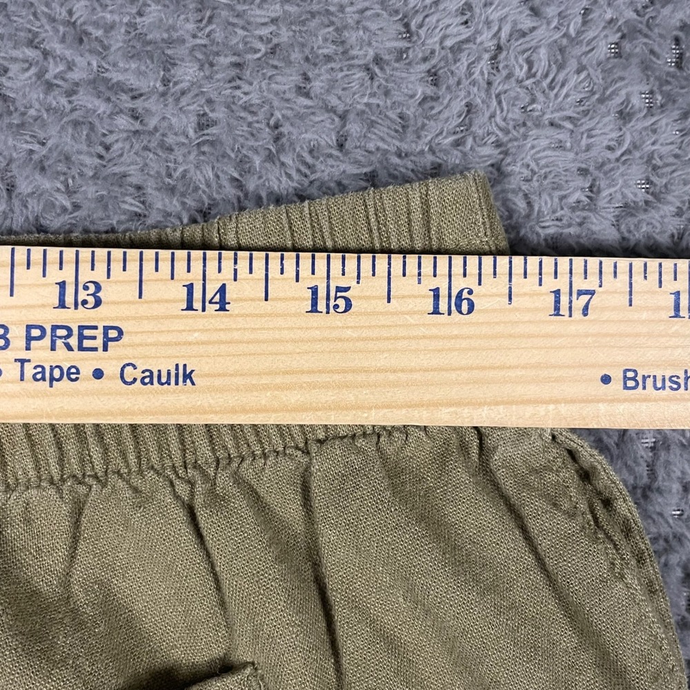 Old Navy Women Green Linen Blend Comfort Waistband Shorts Size L Casual - Picture 5 of 7